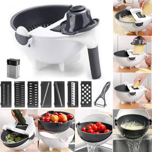 9 in 1 Multifunction Magic Rotate Vegetable Cutter