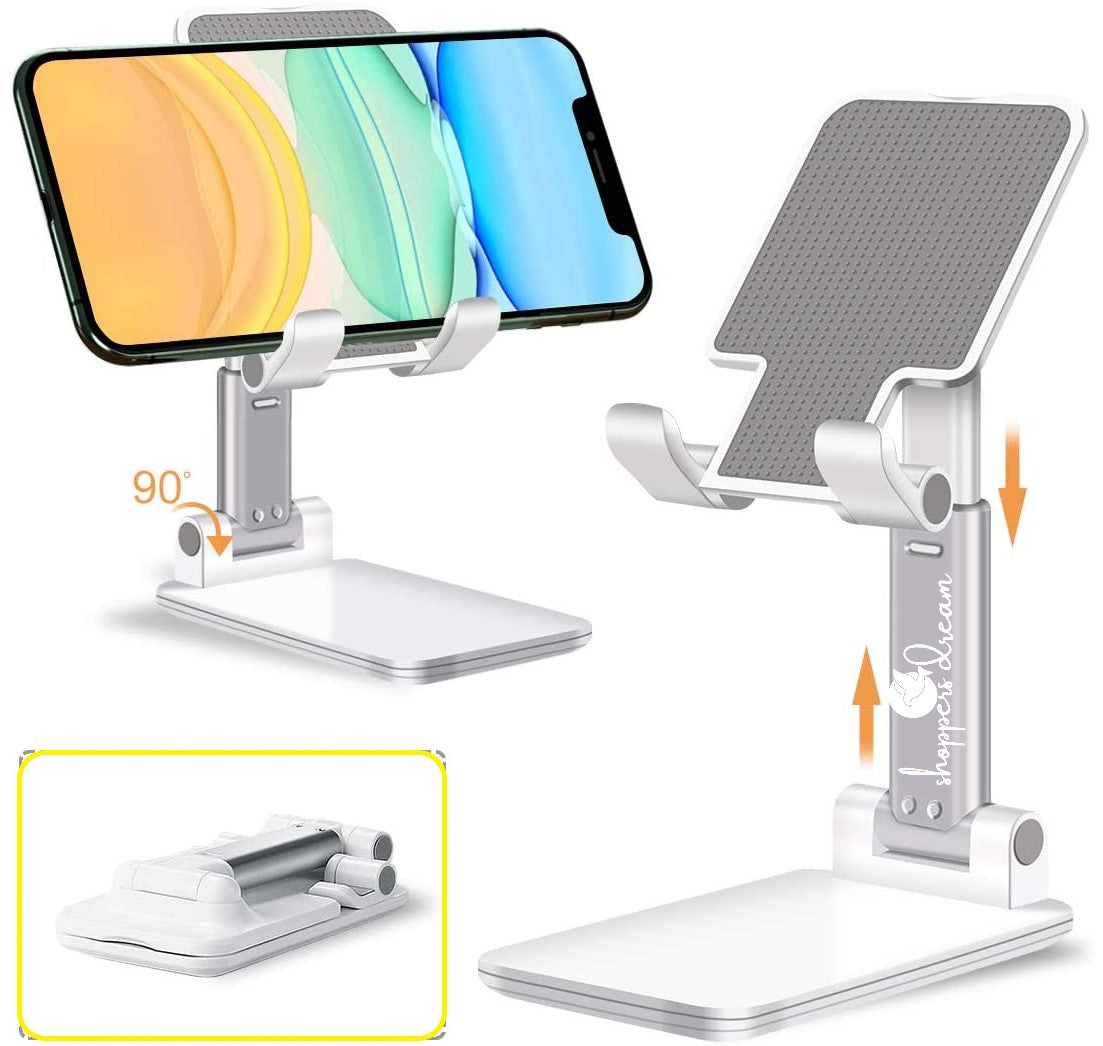 Portable Height & Angle Adjustable Mobile & Tablet Stand